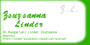 zsuzsanna linder business card